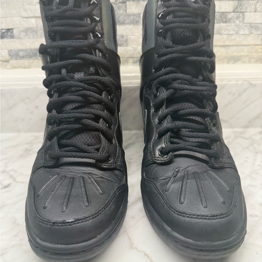 Size 7 Women’s Black Nike Sky Hi Sneaker Boot.